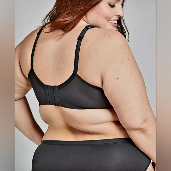 CACIQUE Modern Lace Unlined Full Coverage Bra, size 44D - Picture 3 of 15